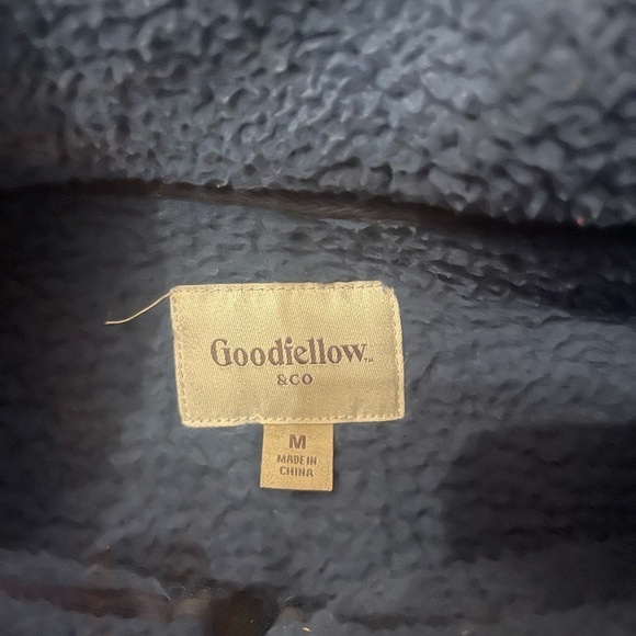 Goodfellow Sherpa Zip Up Jacket Size M - Picture 3 of 4